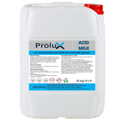 ACID MILK- Acidic Liquid Cleaning Agent for Milking Systems and Cooling Tanks