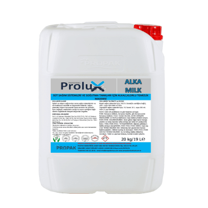 ALKA MILK- Alkaline, Chlorinated Liquid Cleaning Agent for Milking Systems and Cooling Tanks