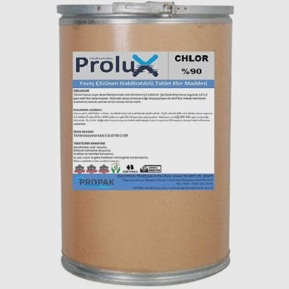 PROLUX CHLOR - %90 Yavaş Çözünen, Stabilizatörlü Tablet Klor (Havuz)